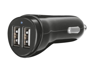 Obrzok nabjeka TRUST Fast Dual Car Charger USB - 21713