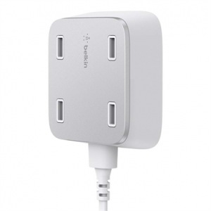 Obrzok BELKIN Family rockstar - 4-Port USB charger - F8M990vfWHT