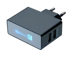 Obrzok POWER CHARGER 2x USB porty 2.1 A  - CI-153