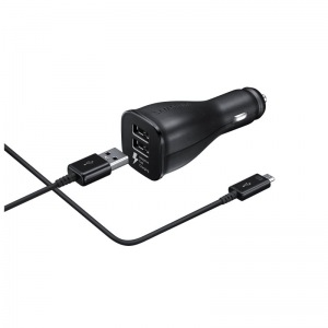 Obrzok Samsung rychlonabjeka USB-C do auta Dualn Black - EP-LN920CBEGWW
