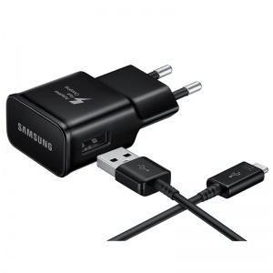Obrzok Samsung USB-C EP-TA20EBE Fast Charge Black - EP-TA20EBECGWW