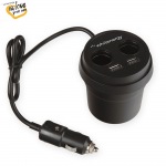 Obrzok produktu WE auto adaptr CUP 2+ 2x USB,  2xCS 5V 9.6A