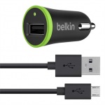 Obrzok produktu BELKIN Micro USB autonabjeka,  5V,  1A,  ern