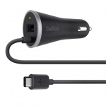 Obrzok produktu BELKIN USB-C Car Charger with Hardwired USB-C Cable and USB-A Port