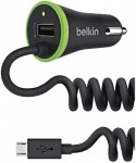 Obrzok produktu BELKIN Micro USB autonabjeka, 3.4A,  ern,  + Micro USB kabel