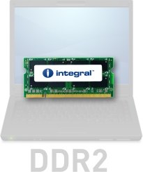 Obrzok Integral, 667Mhz, 2GB, SO-DIMM DDR2 ram - IN2V2GNWNEX