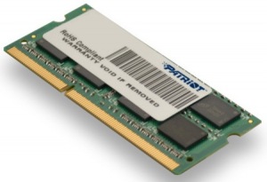 Obrzok SO-DIMM 4GB DDR3-1600MHz PATRIOT CL11 DR 128x16 - PSD34G160082S