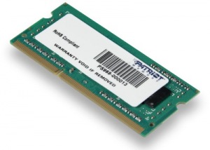 Obrzok Patriot, 1600MHz, 4GB, SO-DIMM, DDR3 ram - PSD34G160081S