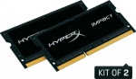 Obrzok produktu Kingston HyperX Impact Black, 1600Mhz, 2x8GB, SO-DIMM DDR3 ram