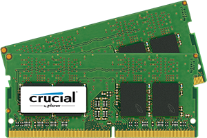 Obrzok SO-DIMM kit 16GB DDR4 - 2400 MHz Crucial CL17 SR x8 - CT2K8G4SFS824A