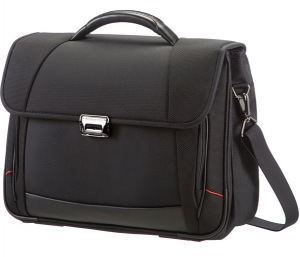 Obrzok Samsonite Pro DLX4 Briefcase 2 Gussets 16 Black - 