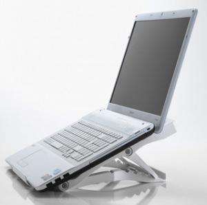 Obrzok Portable notebook stand (white) - 56302