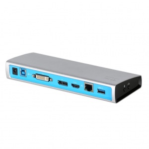 Obrzok i-tec USB 3.0 Metal Docking Station DVI-I HDMI or Display Port - U3METALDOCK