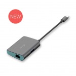 Obrzok produktu i-tec USB-C Metal HUB s Ethernet 1x USB-C na RJ-45 1x USB 3.0