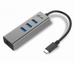 Obrzok produktu i-tec USB-C Metal HUB 3 Port + Gigabit Ethernet