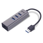 Obrzok produktu i-tec USB 3.0 Metal HUB 3 Port + Gigabit Ethernet