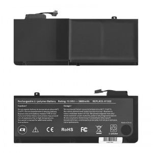 Obrzok Qoltec Long Life batria pre notebooky Apple MacBook Pro 13   | 10.95V | 5800mAh - 