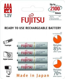 Obrzok Fujitsu prednabit batrie R03  - FU-4UTCEU-4B