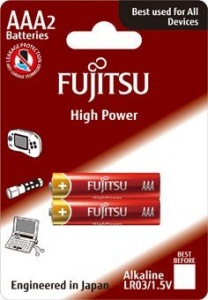 Obrzok Fujitsu High Power alkalick batria LR03  - FU-LR03HP-2B