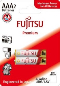 Obrzok Fujitsu Premium Power alkalick batria LR03  - FU-LR03PP-2B