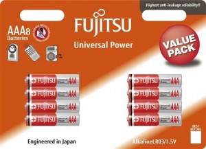 Obrzok Fujitsu Universal Power alkalick batria LR03  - FU-LR03UP-8B