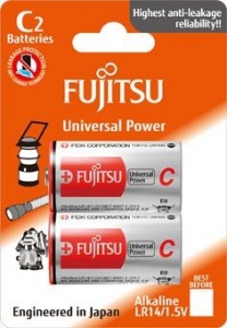 Obrzok Fujitsu Universal Power alkalick batria LR14  - FU-LR14UP-2B