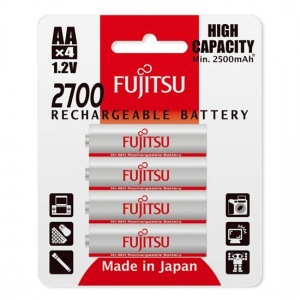 Obrzok Fujitsu nabjacie NiMH batrie 2700 R06   - FU-3UAEU-4B