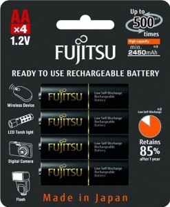 Obrzok Fujitsu prednabit batrie BLACK R06  - FU-3UTHCEU-4B