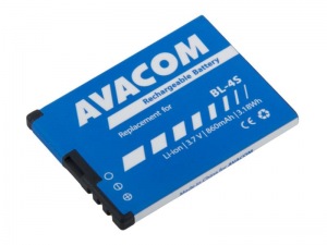 Obrzok Baterie AVACOM GSNO-BL4S-S860 do mobilu Nokia 3600 Slide - GSNO-BL4S-S860