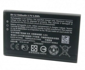 Obrzok Nokia Baterie BV-5J 1560mAh Li-Ion (Bulk) - 8595642219467