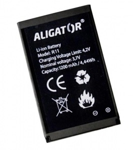 Obrzok Aligator baterie R11 eXtremo Li-Ion 1200mAh bulk - AR11BAL