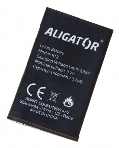 Obrzok Aligator baterie R12 eXtremo Li-Ion 1000mAh bulk - AR12BAL