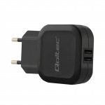 Obrzok produktu Qoltec AC adapter | 12W | 5V | 2.24A | 2x USB | Lightning MFI
