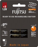 Obrzok produktu Fujitsu prednabit batrie Black R03 / AAA,  blister 2ks