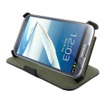 Obrzok produktu 4World Ochrann puzdro pre Galaxy Note 2,  Stand,  5.5  ,  ierny