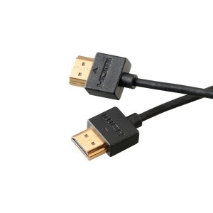 Obrzok AKASA - HDMI na HDMI kabel - proslim - 2 m - AK-CBHD12-20BK