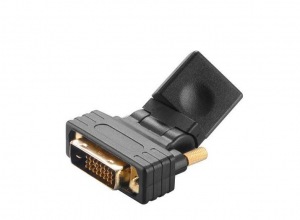 Obrzok AKASA - hlov redukce DVI-D na HDMI - AK-CBHD16-BK