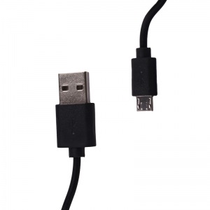 Obrzok tovaru WE Datov kabel micro USB 30cm ern - 09967