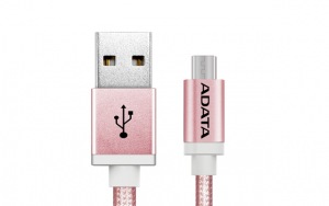 Obrzok ADATA Micro USB kabel pleten 1m rov - AMUCAL-100CMK-CRG