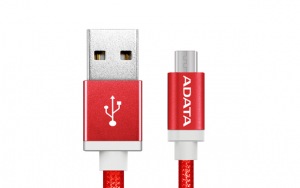 Obrzok ADATA Micro USB kabel pleten 1m erven - AMUCAL-100CMK-CRD