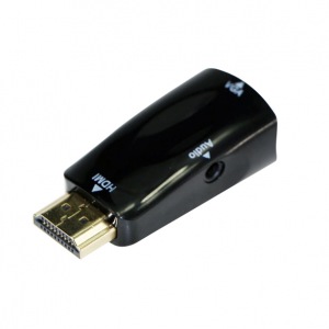 Obrzok Kabel red. HDMI na VGA  - A-HDMI-VGA-02