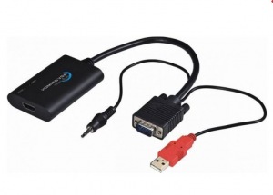 Obrzok PremiumCordkonvertorHDMI - VGA - KHCON-07