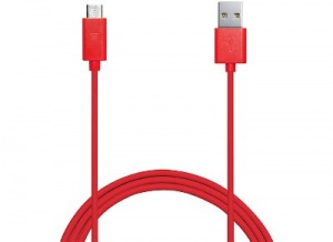 Obrzok BELKIN MixIt microUSB kabel_tablet - F2CU012bt2M-RED