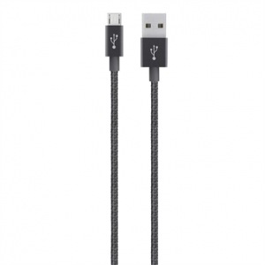 Obrzok MIXIT UP Metallic MicroUSB - USB - F2CU021BT04-BLK