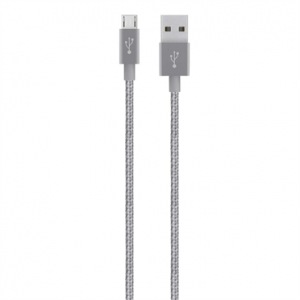 Obrzok MIXIT UP Metallic MicroUSB - USB - F2CU021BT04-GRY