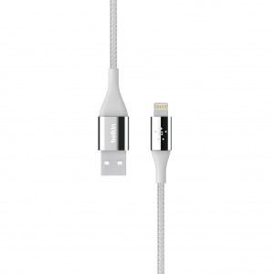 Obrzok BELKIN MIXIT KEVLAR Lightning - USB Cable - F8J207bt04-SLV