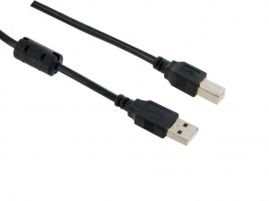 Obrzok tovaru 4World Kabel USB 2.0 AM-BM 1.8m HQ Black - 05351