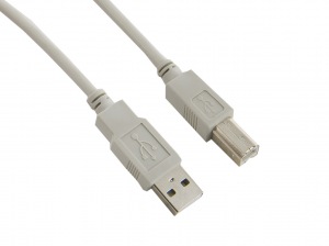 Obrzok tovaru 4World Kabel USB 2.0 AM-BM 1.8m Gray - 04678