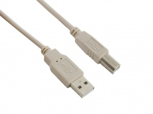 Obrzok tovaru 4World Kabel USB 2.0 AM-BM 3.0m Gray - 04679