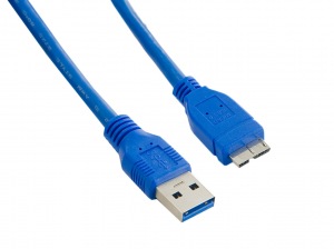 Obrzok tovaru 4World Kabel USB 3.0 AM-Micro BM 3.0m Blue - 08965
